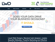 Tablet Screenshot of liquidwebdesigns.com
